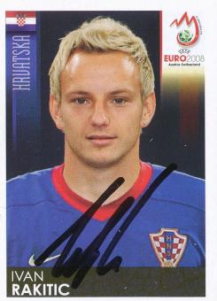 Ivan Rakitic  Kroatien  Panini  EM 2008  Sticker original signiert 