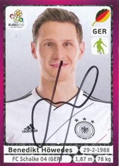 Benedikt Höwedes  DFB  Panini  EM 2012  Sticker original signiert 