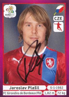 Jaroslav Plasil  Tschechien  Panini  EM 2012  Sticker original signiert 