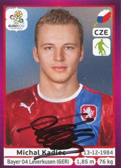 Michal Kadlec  Tschechien  Panini  EM 2012  Sticker original signiert 