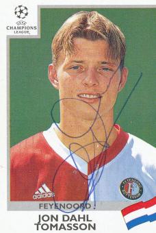 Jon Dahl Tomasson Feyenoord Rotterdam  Panini  CL  Sticker original signiert 