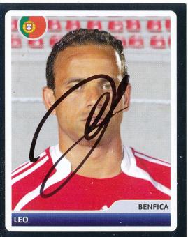 Leo  Benfica Lissabon  2006/2007  Panini  CL  Sticker original signiert 