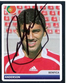 Anderson   Benfica Lissabon  2006/2007  Panini  CL  Sticker original signiert 