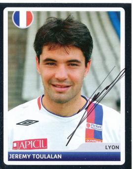 Jeremy Toulalan  Olympique Lyon  2006/2007  Panini  CL  Sticker original signiert 