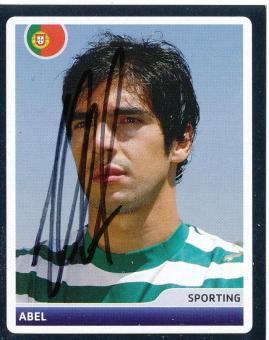 Abel  Sporting Lissabon  2006/2007  Panini  CL  Sticker original signiert 