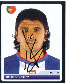 Lucho Gonzalez  FC Porto  2006/2007  Panini  CL  Sticker original signiert 
