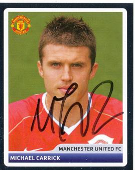 Michael Carrick  Manchester United  2006/2007  Panini  CL  Sticker original signiert 