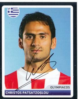 Christos Patsatzoglou  Olympiakos Piräus  2006/2007  Panini  CL  Sticker original signiert 