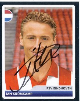 Jan Kromkamp  PSV Eindhoven  2006/2007  Panini  CL  Sticker original signiert 