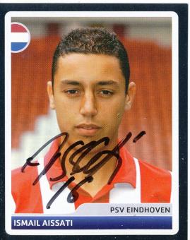 Ismail Aissati   PSV Eindhoven  2006/2007  Panini  CL  Sticker original signiert 