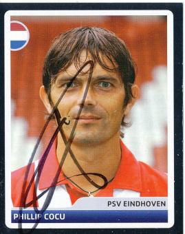 Phillip Cocu   PSV Eindhoven  2006/2007  Panini  CL  Sticker original signiert 