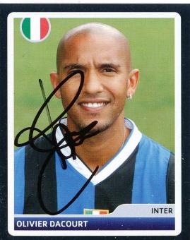 Olivier Dacourt  Inter Mailand  2006/2007  Panini  CL  Sticker original signiert 