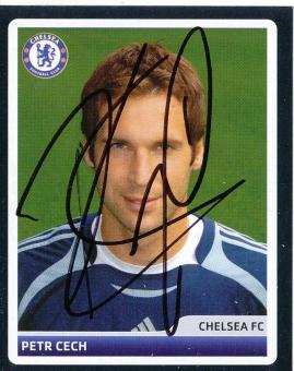 Petr Cech  FC Chelsea London  2006/2007  Panini  CL  Sticker original signiert 