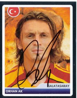 Orhan Ak  Galatasaray Istanbul  2006/2007  Panini  CL  Sticker original signiert 