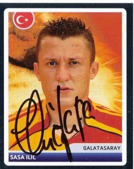 Sasa Ilic  Galatasaray Istanbul  2006/2007  Panini  CL  Sticker original signiert 
