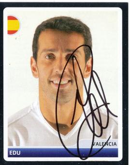 Edu  FC Valencia  2006/2007  Panini  CL  Sticker original signiert 