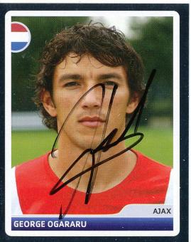 George Ogararu  Ajax Amsterdam  2006/2007  Panini  CL  Sticker original signiert 