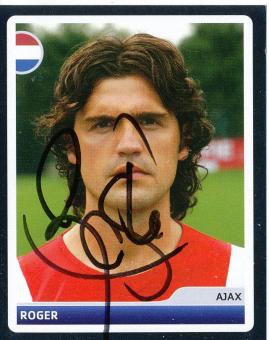 Roger  Ajax Amsterdam  2006/2007  Panini  CL  Sticker original signiert 