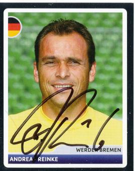 Andreas Reinke  SV Werder Bremen  2006/2007  Panini  CL  Sticker original signiert 