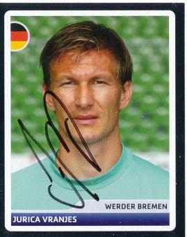 Jurica Vranjes  SV Werder Bremen  2006/2007  Panini  CL  Sticker original signiert 