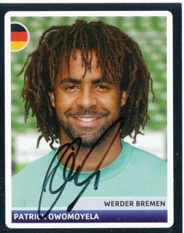 Patrick Owomoyela  SV Werder Bremen  2006/2007  Panini  CL  Sticker original signiert 