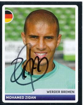 Mohamed Zidan  SV Werder Bremen  2006/2007  Panini  CL  Sticker original signiert 