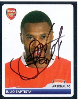 Julio Baptista  FC Arsenal London  2006/2007  Panini  CL  Sticker original signiert 
