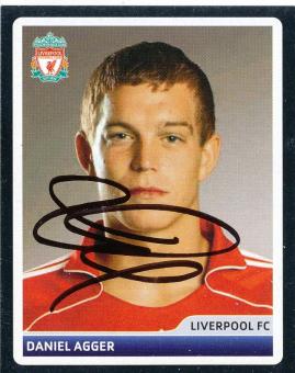 Daniel Agger  FC Liverpool   2006/2007  Panini  CL  Sticker original signiert 