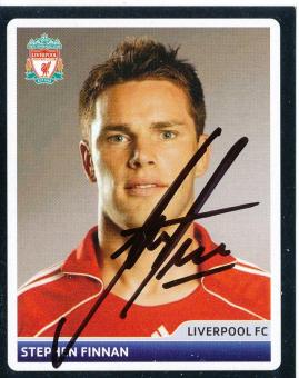 Stephen Finnan  FC Liverpool   2006/2007  Panini  CL  Sticker original signiert 