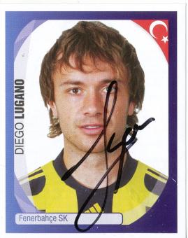 Diego Lugano  Fenerbahce Istanbul   2007/2008  Panini  CL  Sticker original signiert 