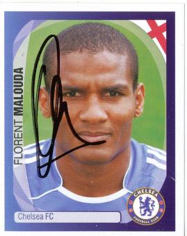 Florent Malouda  FC Chelsea London   2007/2008  Panini  CL  Sticker original signiert 