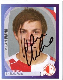 Milan Ivana  SK Slavia Prag   2007/2008  Panini  CL  Sticker original signiert 