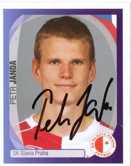 Petr Janda  SK Slavia Prag   2007/2008  Panini  CL  Sticker original signiert 