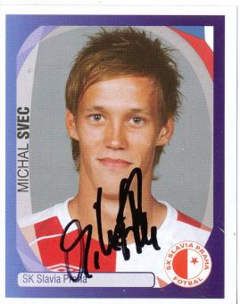 Michal Sveg  SK Slavia Prag   2007/2008  Panini  CL  Sticker original signiert 