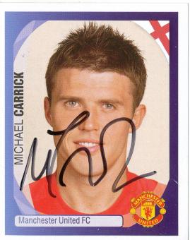 Michael Carrick   Manchester United   2007/2008  Panini  CL  Sticker original signiert 