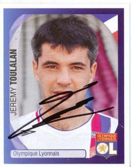 Jeremy Toulalan  Olympique Lyon   2007/2008  Panini  CL  Sticker original signiert 