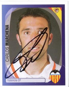 Carlos Marchena   FC Valencia   2007/2008  Panini  CL  Sticker original signiert 
