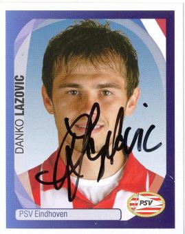 Danko Lazovic  PSV Eindhoven   2007/2008  Panini  CL  Sticker original signiert 