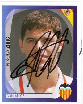 Nikola Zigic  FC Valencia   2007/2008  Panini  CL  Sticker original signiert 