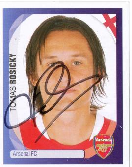 Tomas Rosicky  FC Arsenal London   2007/2008  Panini  CL  Sticker original signiert 