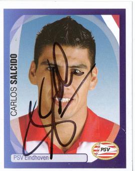 Carlos Salcido  PSV Eindhoven   2007/2008  Panini  CL  Sticker original signiert 