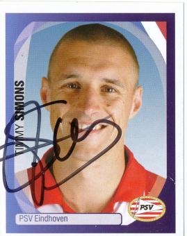 Timmy Simons  PSV Eindhoven   2007/2008  Panini  CL  Sticker original signiert 