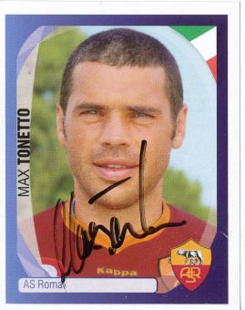 Max Tonetto  AS Rom  2007/2008  Panini  CL  Sticker original signiert 