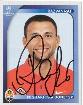Razvan Rat  FC Shakhtar Donetsk  2008/2009  Panini  CL  Sticker original signiert 