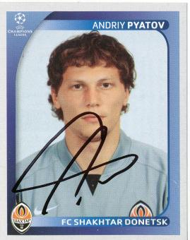 Andriy Pyatov  FC Shakhtar Donetsk  2008/2009  Panini  CL  Sticker original signiert 