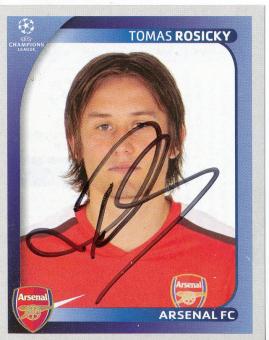 Tomas Rosicky  FC Arsenal London  2008/2009  Panini  CL  Sticker original signiert 