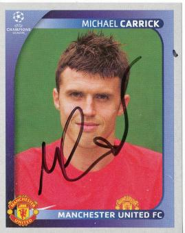 Michael Carrick  Manchester United  2008/2009  Panini  CL  Sticker original signiert 