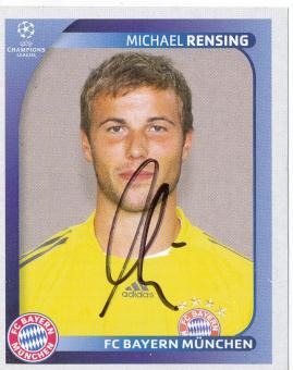 Michael Rensing  FC Bayern München  2008/2009  Panini  CL  Sticker original signiert 