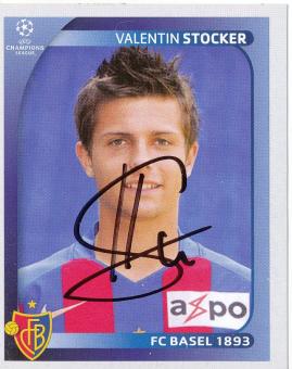 Valentin Stocker  FC Basel  2008/2009  Panini  CL  Sticker original signiert 