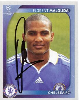 Florent Malouda  FC Chelsea London  2008/2009  Panini  CL  Sticker original signiert 
